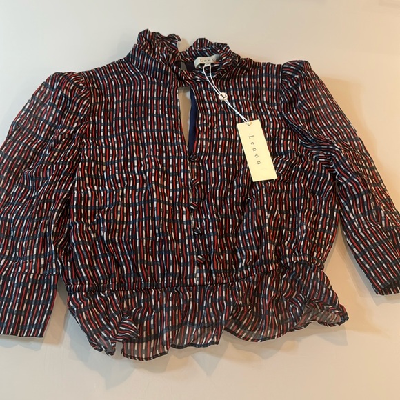 Anthropologie - Lenon chiffon blouse - size S - Picture 2 of 6